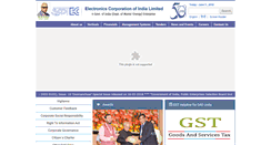 Desktop Screenshot of ecil.co.in